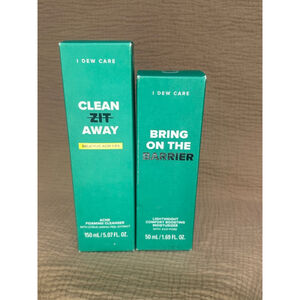 I Dew Care Bring on the Barrier Acne Foaming Cleanser & Moisturizer Bundle